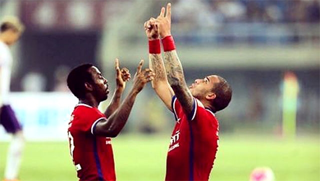 Com gol e assistência, Jael entra para Seleção da Rodada na China