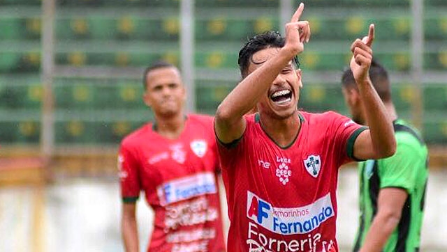 Primeiro gol do atacante Caique Felix na Copa SP é dedicado a tio que sempre o apoiou
