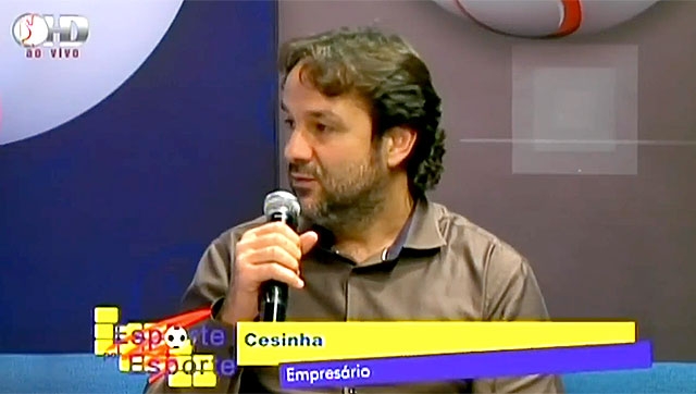 Empresário César Soler participa de tradicional programa esportivo de Santos
