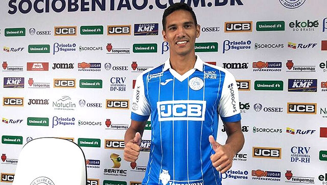 Bruno Nunes chega ao São Bento para disputa do Brasileirão Série B