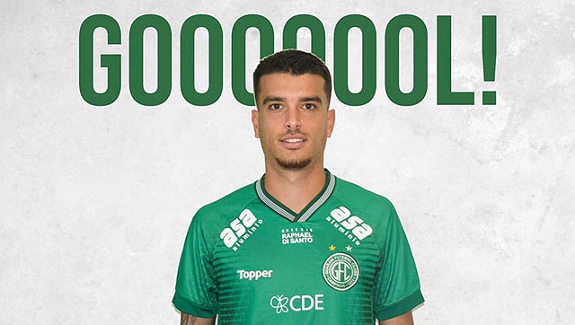 Bruno Xavier marca golaço em sua estreia pelo Guarani