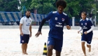 Quadras de futevôlei instaladas na sede do Nacional acrescem na pré-temporada do time principal