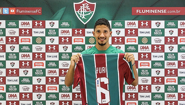 Yuri é apresentado pelo Fluminense como novo reforço para Brasileirão 2019