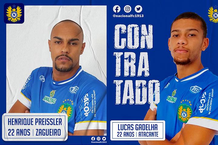 Henrique e Gadelha assinam com Nacional-AM
