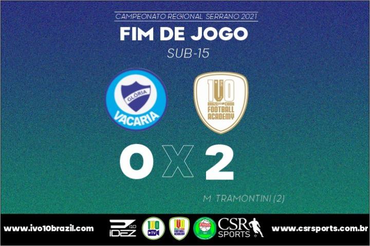 Com dois gols de Murilo, Ivo10 Brazil vence Glória por 2 a 0 no frio de Vacaria (RS)