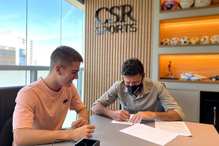 Lateral-esquerdo Guilherme Rodrigues é novo atleta com carreira gerenciada pela CSR Sports