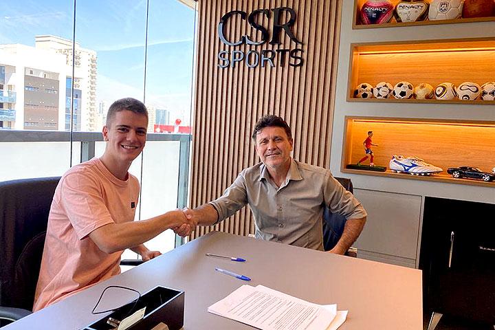 Lateral-esquerdo Guilherme Rodrigues é novo atleta com carreira gerenciada pela CSR Sports