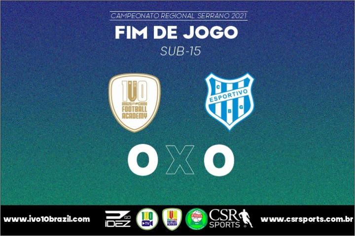Ivo10 Brazil / Juventus e Esportivo não saem do zero em partida do Regional Sub-15 2021