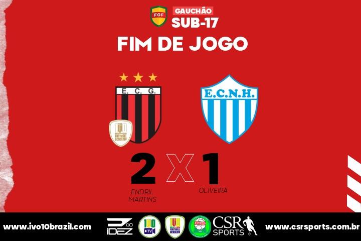 Com virada nos minutos finais, EC Guarani bate Novo Hamburgo por 2 a 1 em sua estreia no Gauchão Sub-17 2021