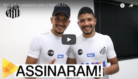 Yuri e Yan renovam com Santos FC